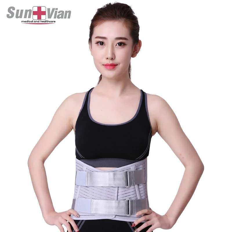 Adjustable Elastic Waist Support Belt Breathable Back Lumbar Support Brace