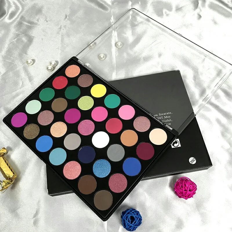 Eye Shadow Palette Eyeshadow Packaging Eye Shadow Pallets Private Label 35 Color Eyeshadow Makeup Cosmetic Packaging
