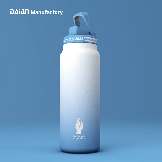 Daian Design 12oz 20oz 32oz Patent Hot Drink Insulated Stainless Steel Gym Water Bottle Thermo Vacuum Flask With Triple Layer