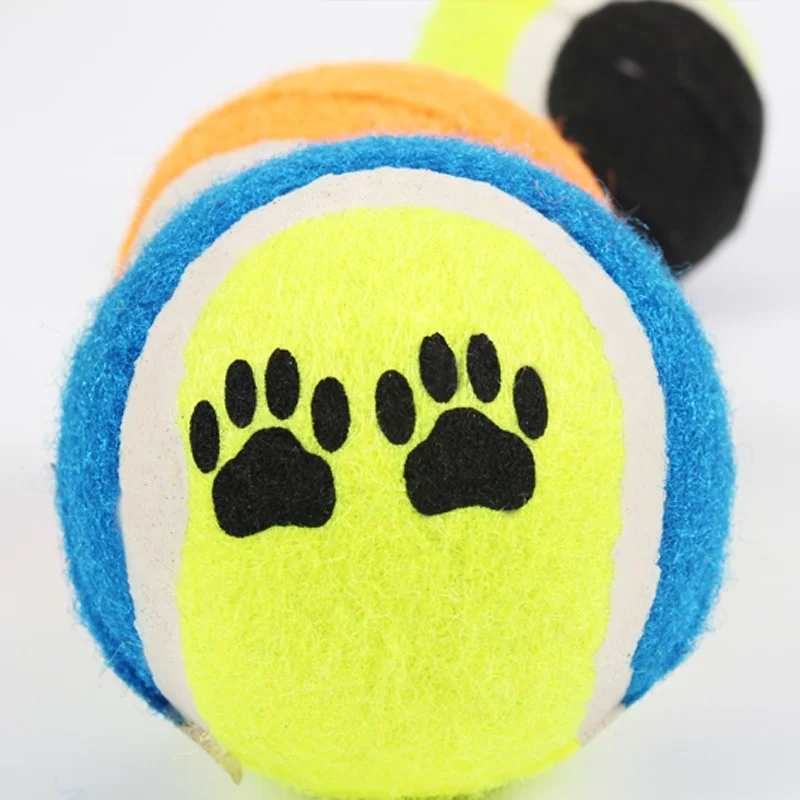 Teach And Bite Interactive Puzzle Dog Toy Footprints Pet Movement Toys Pet Tennis Toy Ball