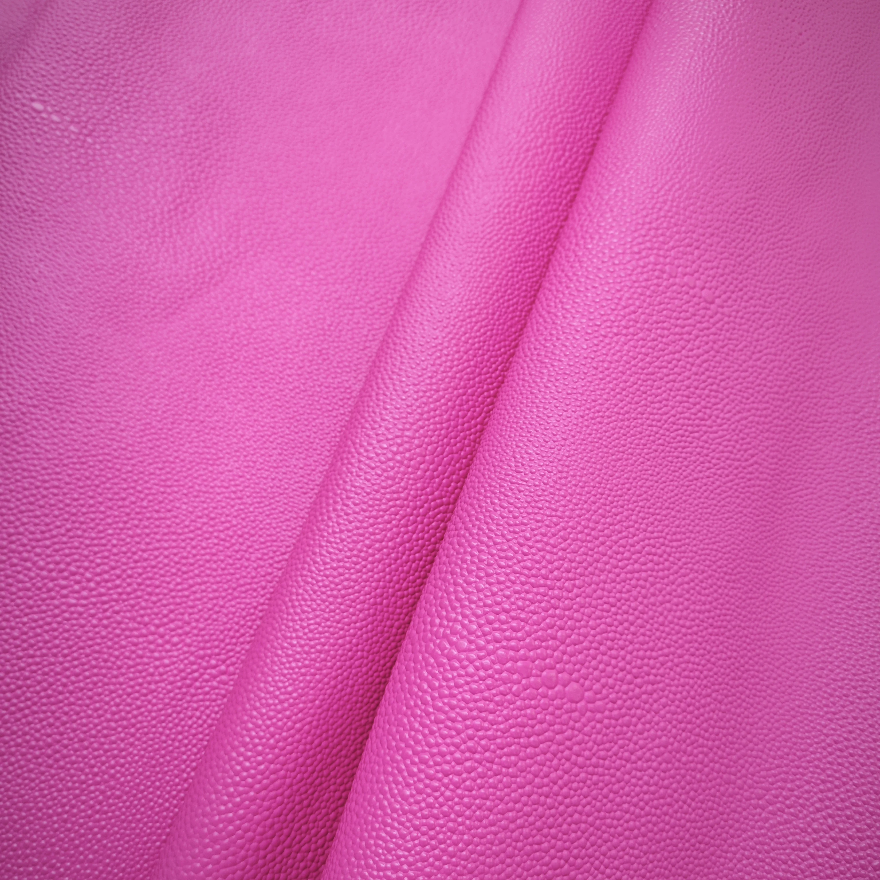 Pink stingray embossing sheepskin genuine sheep garment leather material