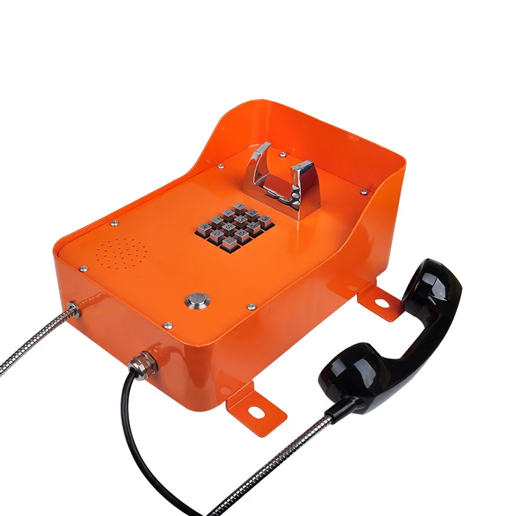 Wall Mount Waterproof Aluminum Alloy Color Customized with one speed dial button Waterproof Telephone JWAT937