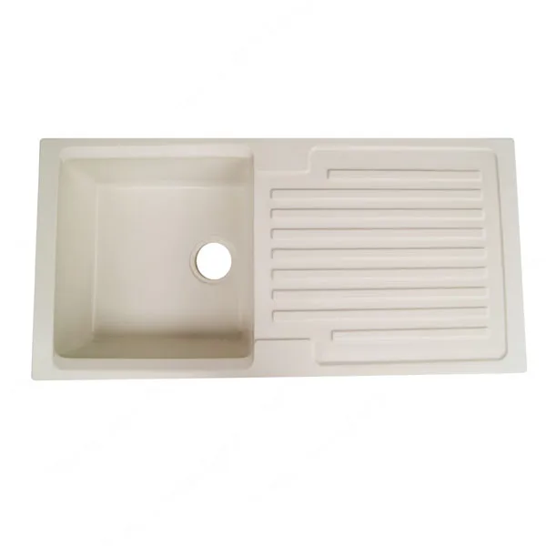 Single Undermount Acrylic Rectangular Vessel Wash Basin Kichen Sink