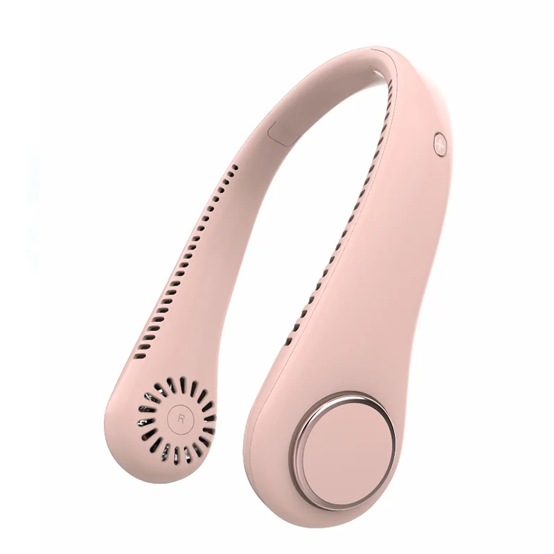 2021 подвесной шейный вентилятор портативный охлаждающий USB-вентилятор без листьев с поворотом на 360 градусов перезаряжаемый беслопастный