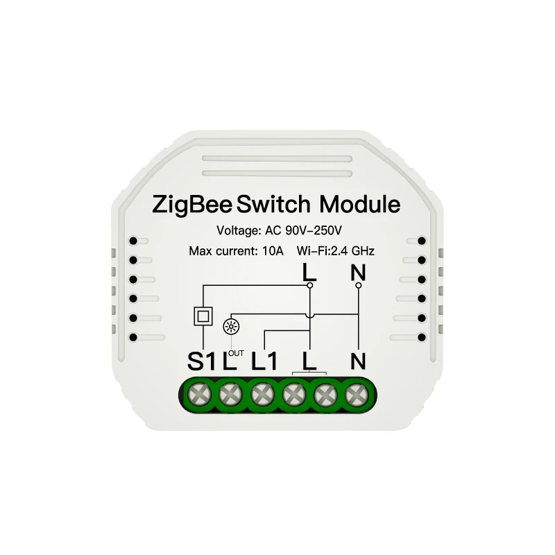  Беспроводной умный переключатель Mini Tuya Zigbee Z-wave 3 0 с поддержкой Google Home Alexa Echo стандарт