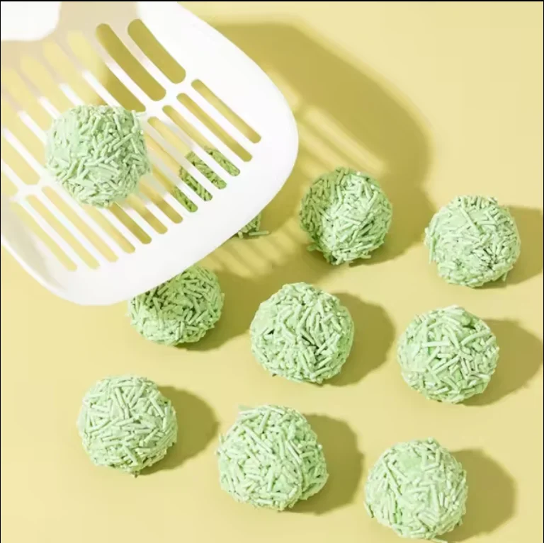 Factory OEM / ODM Multi Fragrance Dust-Free Bulk Strong Clumping Ball Shaped Crushed Tofu Cat Litter Sand natural