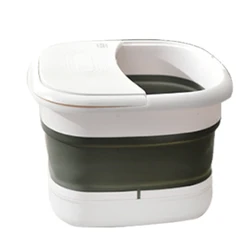 Portable Relax Foldable Soaking Bucket Basin Collapsible Pedicure Foot Massager Foot Spa Bath