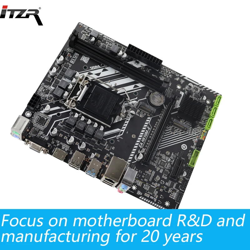 Esonic H510 ATX motherboard LGA 1200 socket Support 10/11th gen intel Pentium Core Celeron CPU