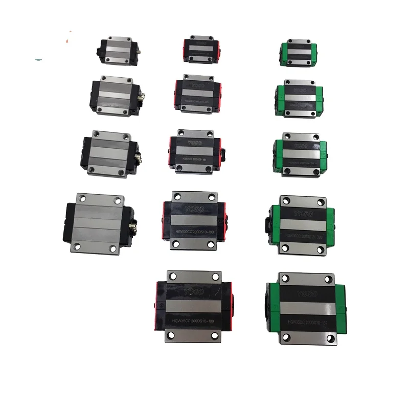Linear guide sliders HGH20CA TRH20VL HR20MN HSR20R SHS20R interchangeable linear carriages