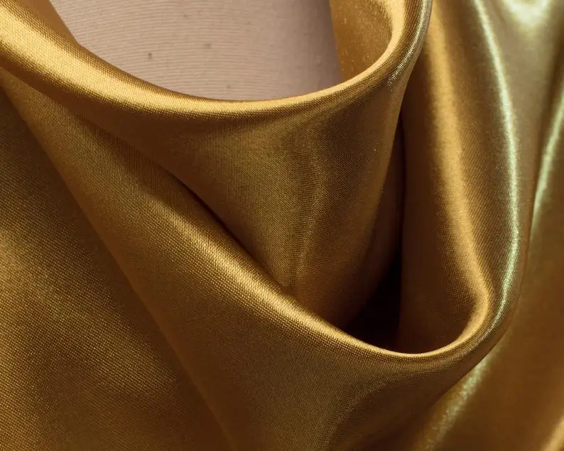 100% Pure  Silk  OEKO-TEX Certified Gold Silk Luxury Scarf