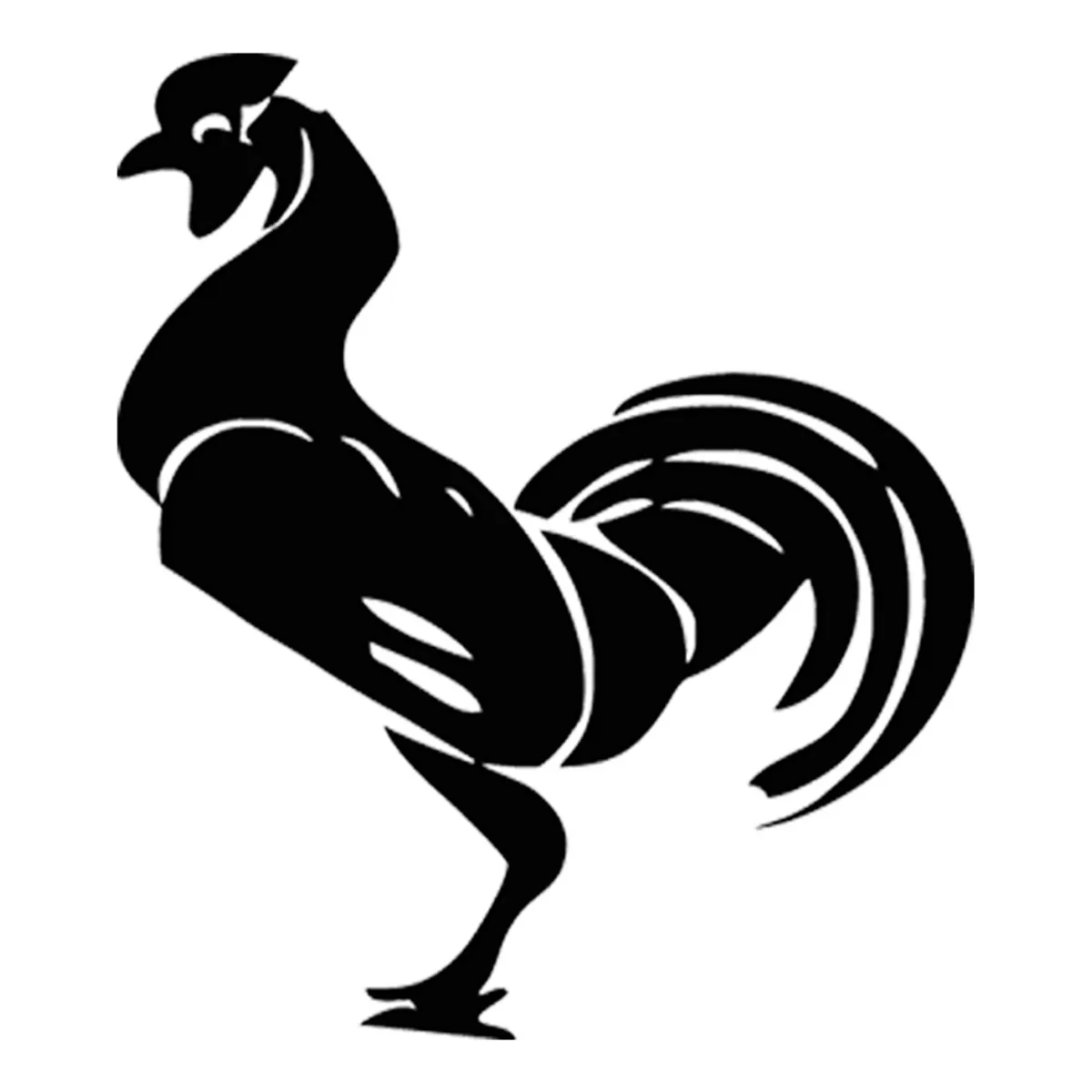 Cock Rooster Car Sticker Window Door Wall Bumper Laptop Truck Vinyl Decal Gift Die Cut Decals Laptop Window Glass