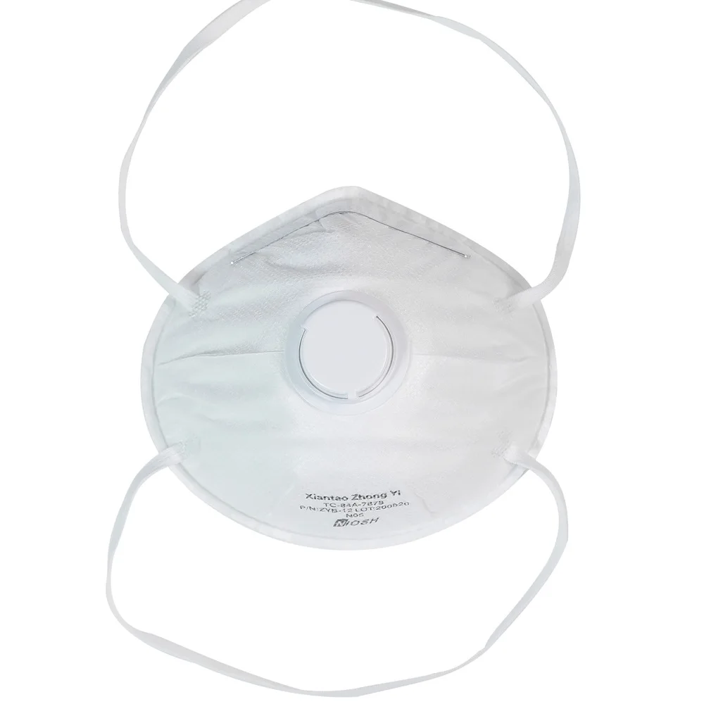 
CDC approved Disposable NIOSH N95 dust mask with valve from White list Manufacturer 