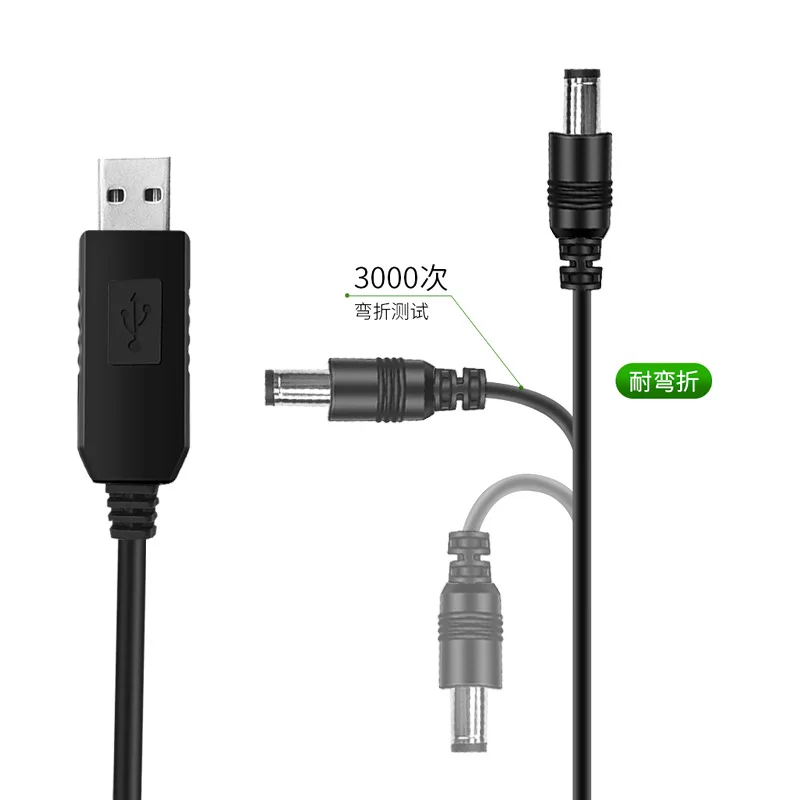 Повышающий Модуль USB power boost line от до 5 В постоянного тока к 9 В/12 кабель адаптера USB-преобразователя штекер 2 1x5 мм для Wi-Fi-маршрутизатора и