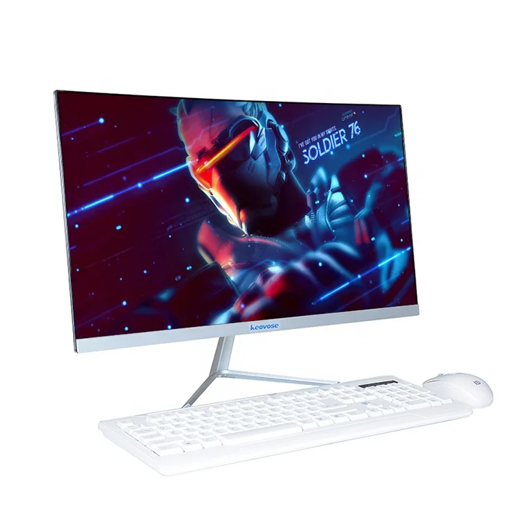 
23.6' Desktops Monoblock Computer Curved Screen Core I3 I5 I7 All In One PC 4G/8G /16G Laptop For Office Home Gaming School 