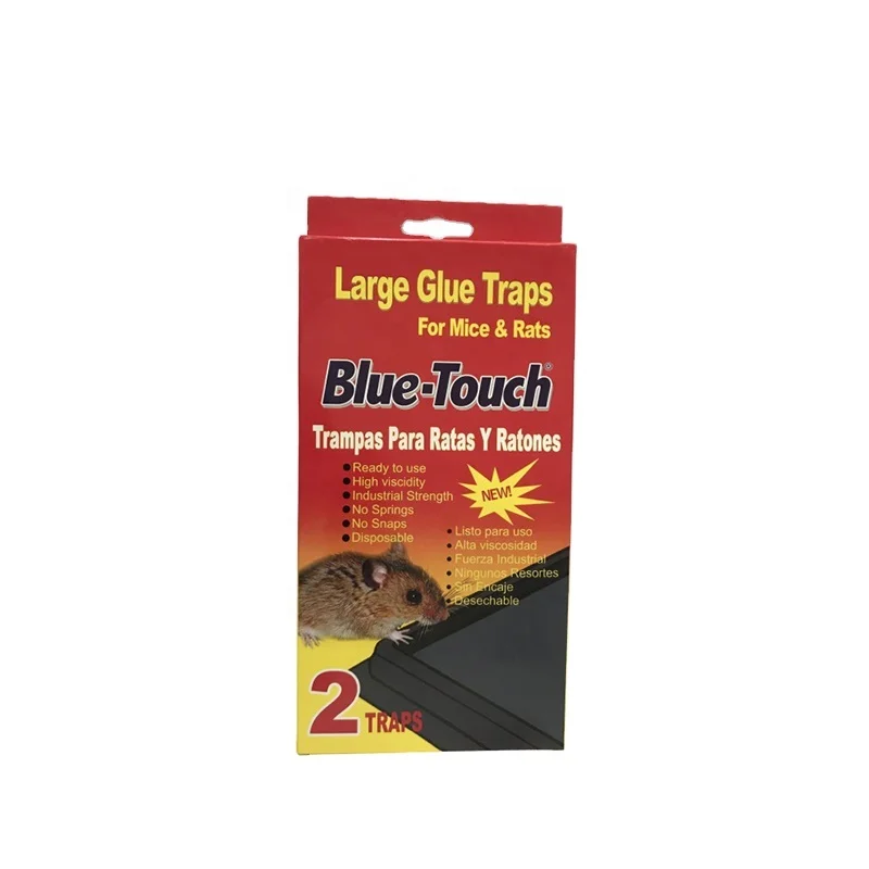 Sticky black plastic rat mice glue traps mouse traps boards Adhesive
