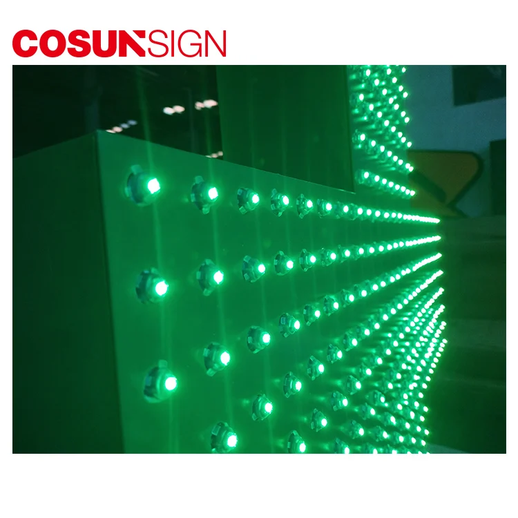 2019 COSUN Outdoor LED RGB Pharmacy cross sign LED drugstore pharmacy cross display