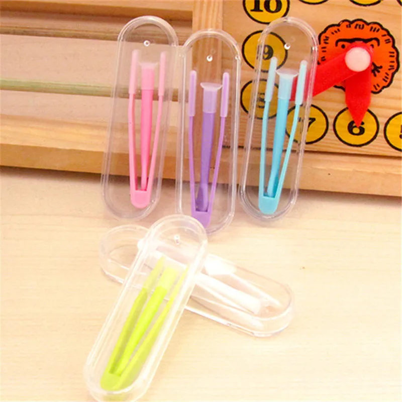 Multicolor Contact Lenses Tweezers With Suction Stick For Contact Lens Inserter Remover Eyewear Accessories