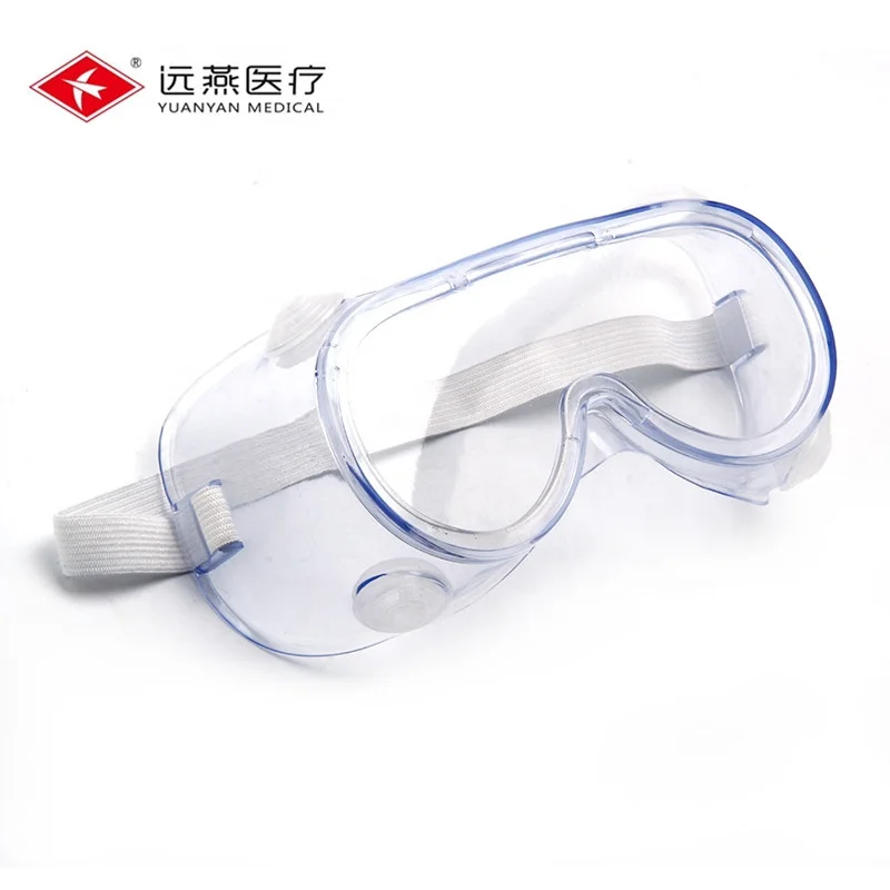 
Yuanyan Medical Manufacture MEDICAL ISOLATION EYE MASKS chemical splash safety with CE En166 Class 1 Certificate 