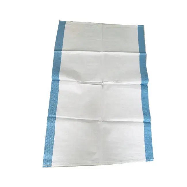 manufacturer polypropylene 25kg 50kg white grain corn sacks pp bag woven