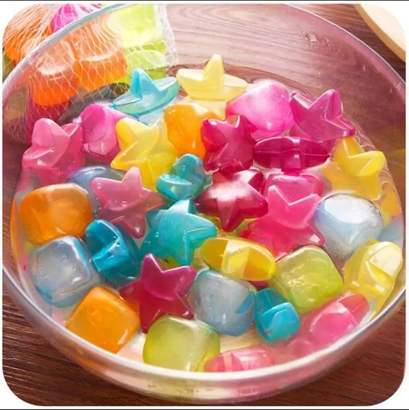 Quick-frozen ice cubes 20 pieces ice cube mold travel outdoor can be repeatedly used ice cubes freezing cooling cycle