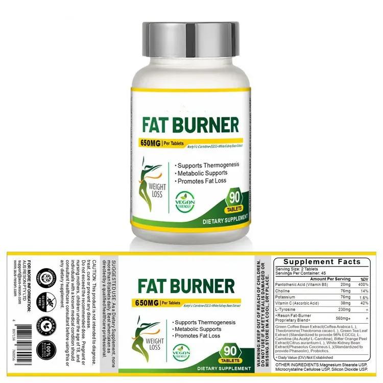 OEM Fat Burner Slimming Pills Slim Plus Supplement Super Natural Night Time Fat Burner Capsules