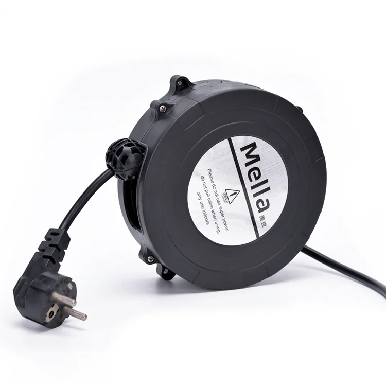 Mella 3 core 1.5mm2  5 M Medical Equipment Automatic Extension Retractable Cable Reel