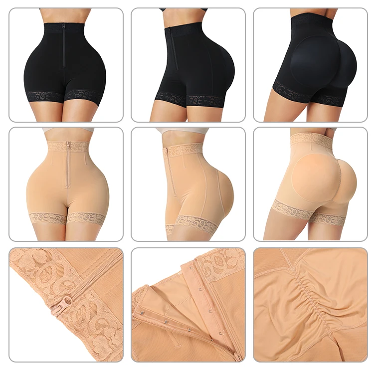 HEXIN Sexy Ladies Underwear Butt Lifter Padded Panties Shapers  shapewear panties