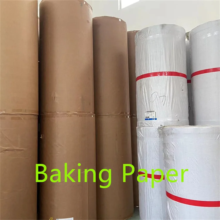 Runjia 380mm *5000m 100% Vigin Wood Pulp  Parchment Baking Paper Jumbo Roll