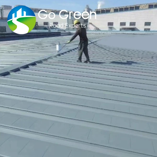 Go Green Organic Silicone Coating Weather-Resistant and Anti-Corrosion Elastic Coatings for Steel Roofs