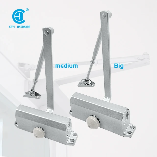 KD-071 хороший подшипник Регулируемый Дверной доводчик автоматический закрывающий дверной шарнир алюминиевый Дверной доводчик со стандартным рычагом