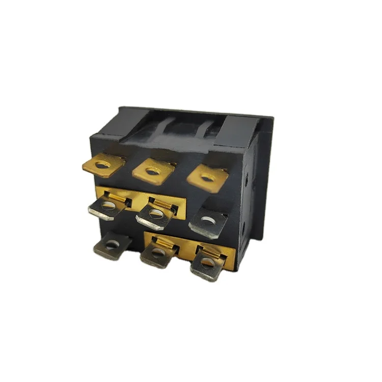 Three-Way with Light ON-OFF 9 Pin Power Switch 3 in 1 Combination Rocker Switch 15A/250V 20A/125V AC