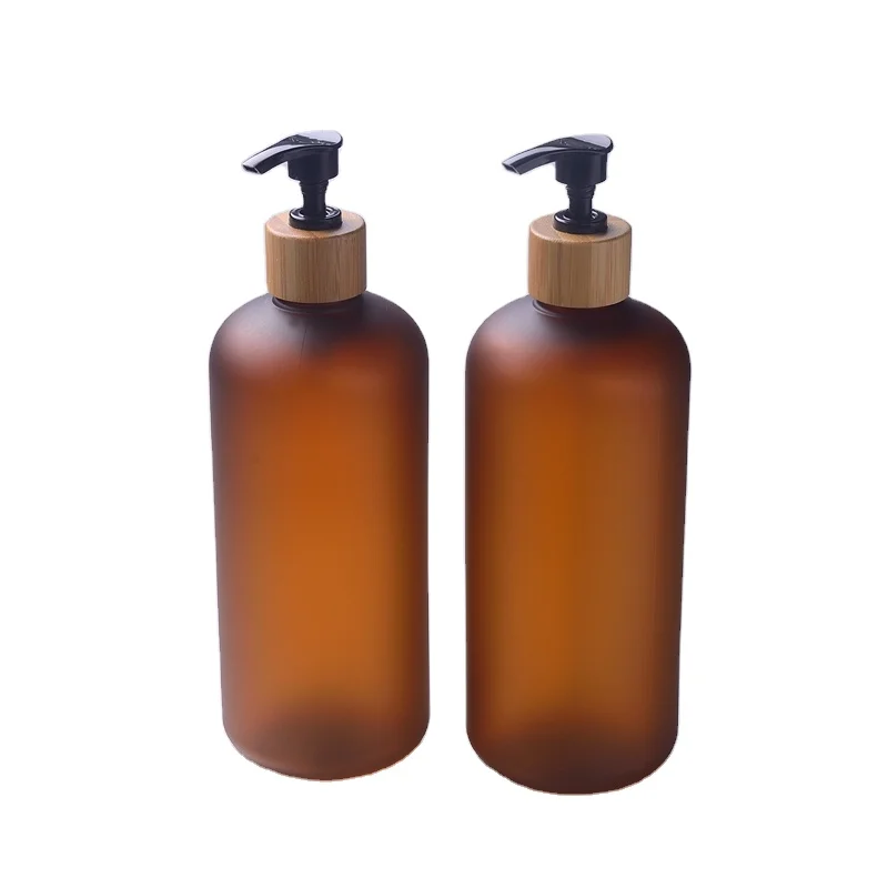 120ml in Stock supply Liquid Soap Round pet plastic amber dispenser pump bottle