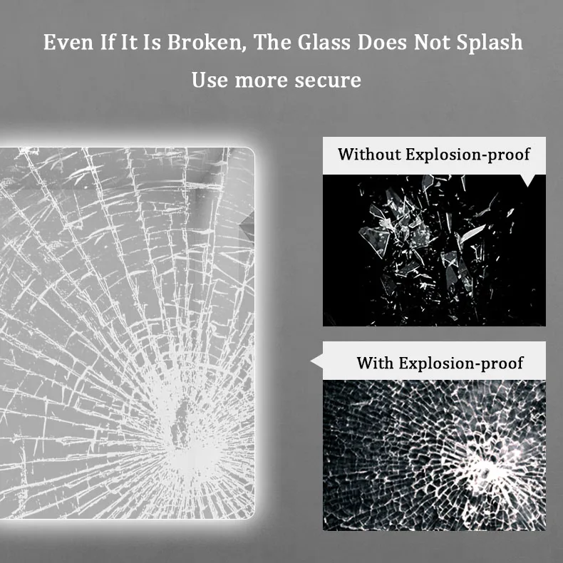 ODM/OEM Low Price Design Sensor Touch Switch Defogger Waterproof Hotel Bathroom Wall Smart Led Mirror