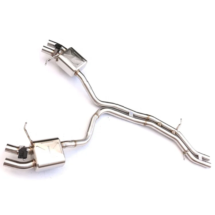 Exhaust System Catalytic Cat Back With Valve Control For Porsche Macan S Turbo