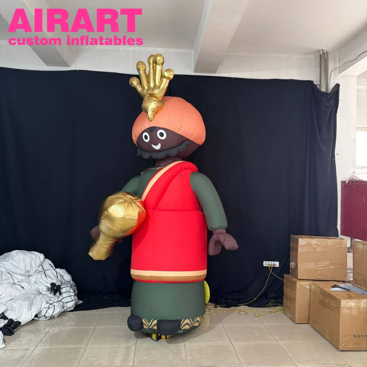 Надувной персонаж из мультфильма Airart модель короля надувные фигурки высокого качества мультяшный король