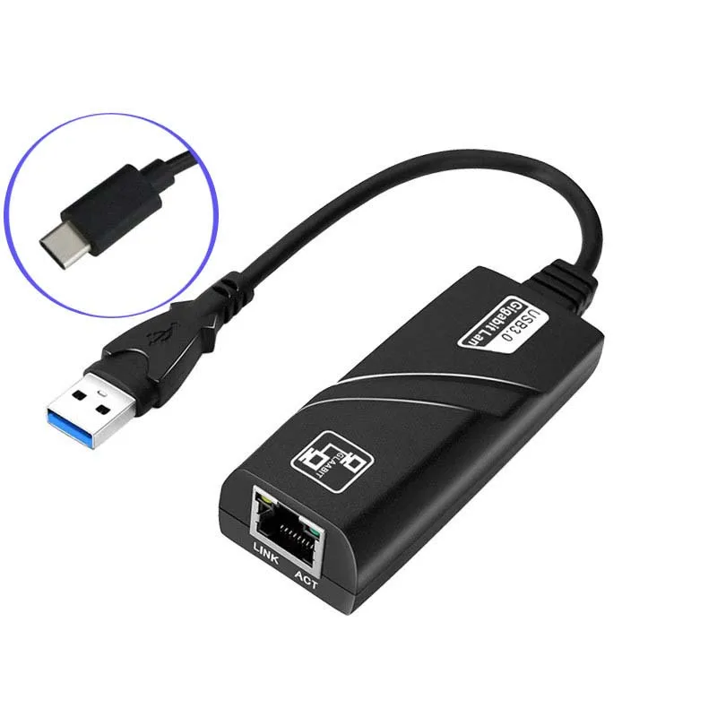 2022 горячая Распродажа Ethernet rj45 соединитель для ноутбука USB3.0 адаптер