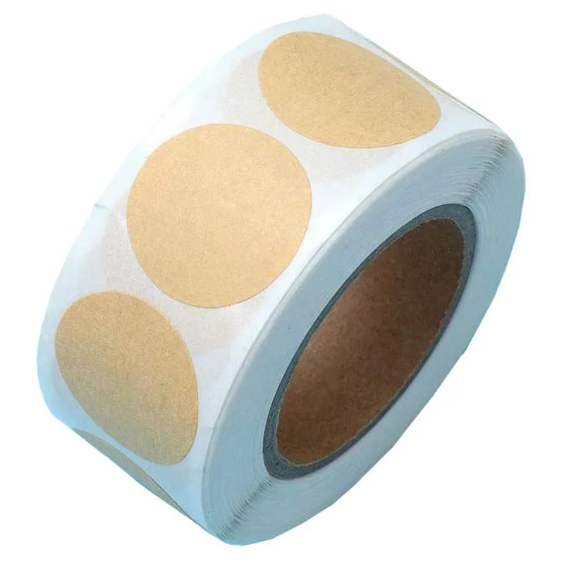 Custom Full Color Decorative Sticker Label Kraft Paper Adhesive Stickers for Bottled Beverage