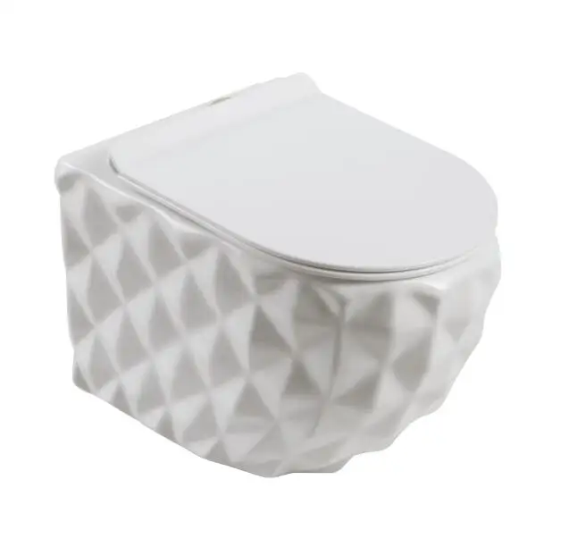 Sanitary Ware Wall Hung Closet Bathroom Toilet Bowl Wall China Ceramic Hotel School Department Flush WC Wash down P-trap