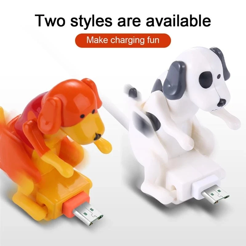 Hot selling Funny Humping Dog Fast Charger Cable Charging Line Cute Power