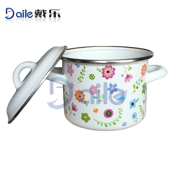Cheap hot sale top quality non-stick casserole restaurant deep enamel soup pot