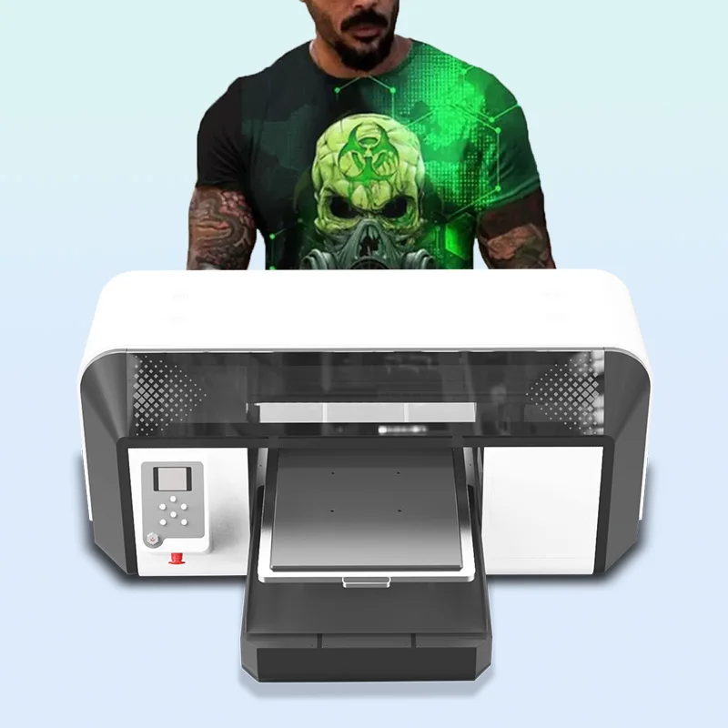 Печатная машина для 16 лет оптовая продажа 3D Печать на футболках 8 цветов DTG принтер с печатающей головкой i3200