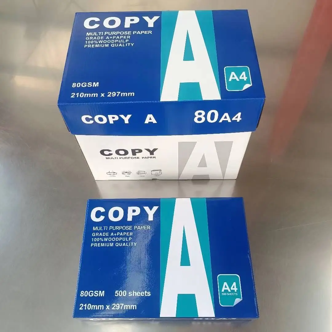 Qiyin оптовая продажа с фабрики A4 белый цвет копировальная бумага 70GSM 80GSM по низкой цене