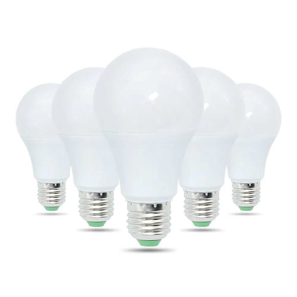 Низкое напряжение 12 В 24 в 48 постоянного тока AC A60 7 Вт светодиодная лампочка E27 E26 B22 лампа