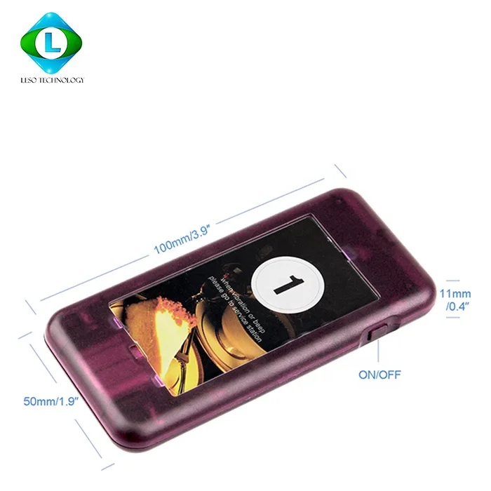 10 battery charging slots Wireless Pager System 3 Reminder Modes Restaurant Queuing Calling System 10 Pager 100-240V
