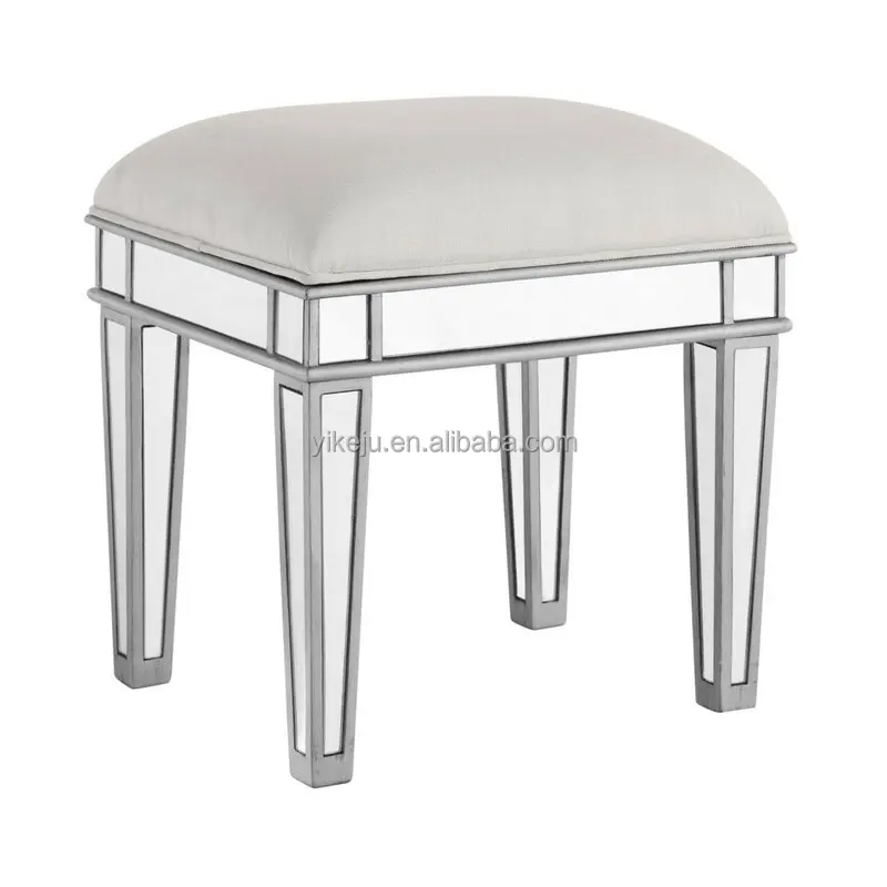 mirror dining table set chair excellent mirror dining room chair living room Makeup stool furniture  OEM Manufacture