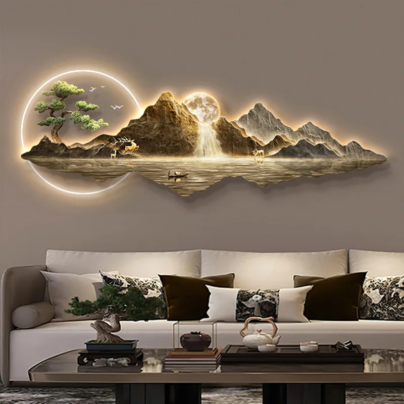Artful Accents: Stylish Wall Hangings to Elevate Your Living Space Atmosphere Wall Mounted Clock