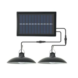Hight Quanlituy Big Solar Panel Lamp Indoor Remote Control Solar Power Ceiling Light Modern Solar Led Ceiling Lamp