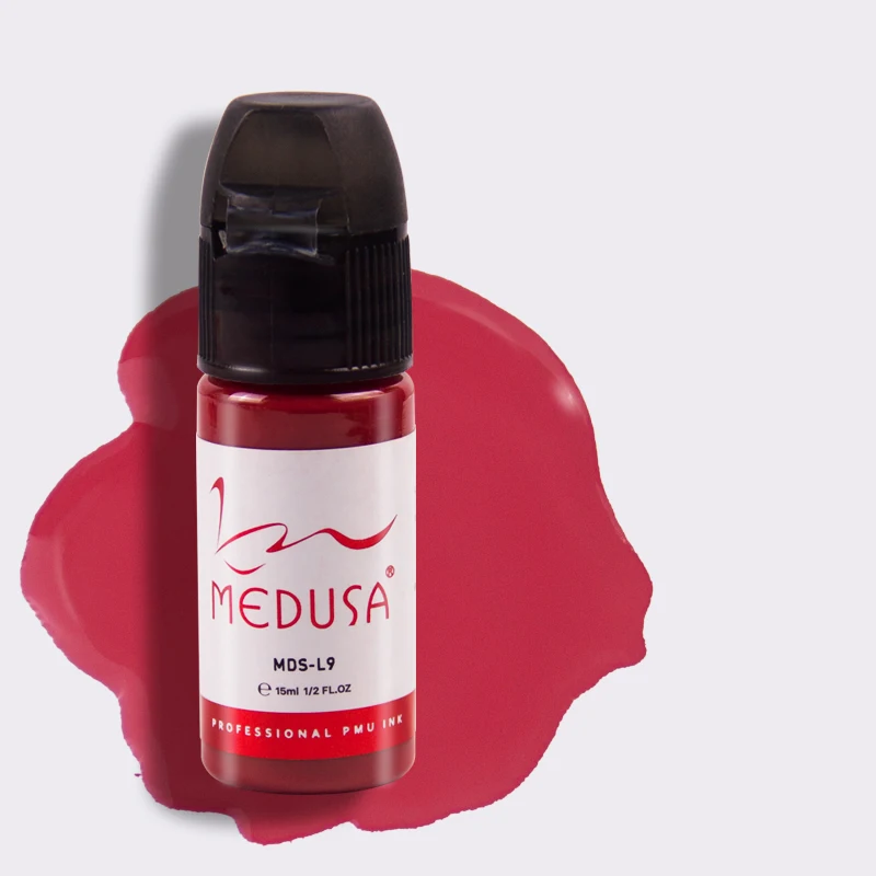 Подводка для глаз MEDUSA, косметические чернила для татуировок, Вакуумная бутылка для упаковки микропигментов PMU OEM