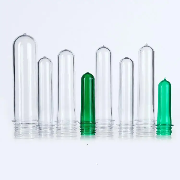 Low Moq 28 Mm 23 G 32 G Blue Beverage/Water Bottle Pet Preform With Plastic Lid Cover