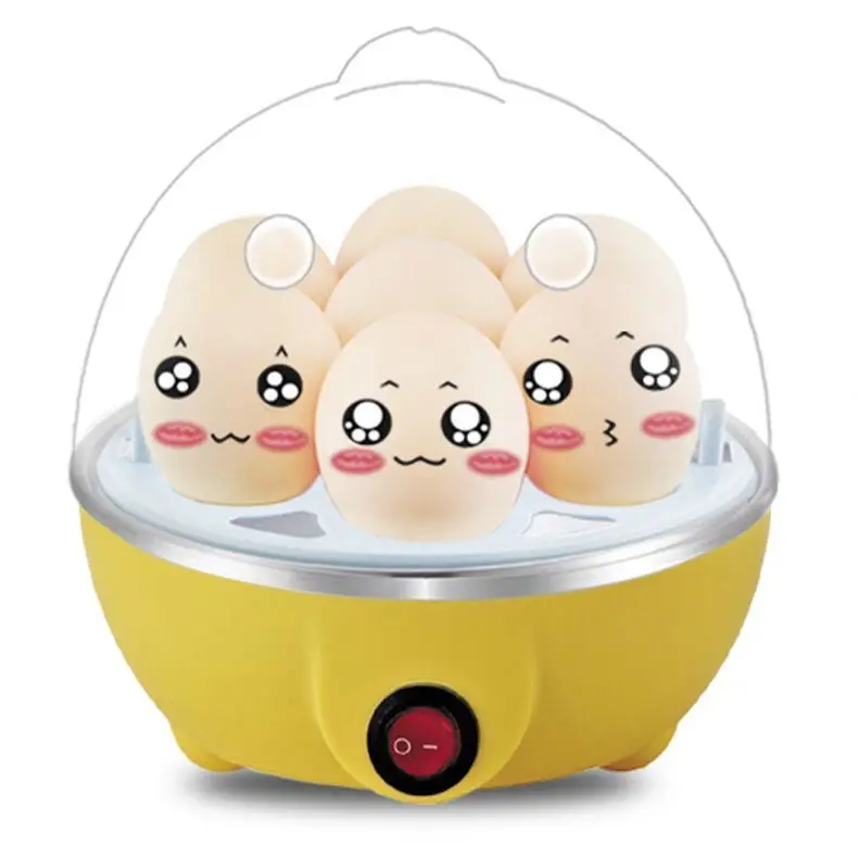 Hot Sale Portable Mini Quick Egg-boiler Single-Layer Stainless Steel Egg Steamer Cooker Small Breakfast Machine